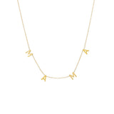 925 Silver MAMA Pendant Necklace for Women Mother's Gift
