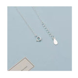 925 Silver Elephant Necklace Clavicle Chain S-N342