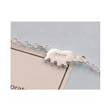 925 Silver Elephant Necklace Clavicle Chain S-N342