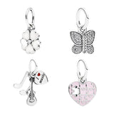 925 Sterling Silver Necklaces Pendants Charms For Women