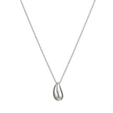 925 Silver Water Drop Necklace Wedding Jewelry