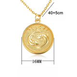 925 Silver Women's Zodiac Pendant Necklace Astrology Charm Jewelry