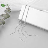 925 Silver Tassel Earrings for Women Party Jewelry