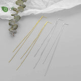925 Silver Tassel Earrings for Women Party Jewelry