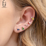 925 Silver Dino Stud Earrings for Girls