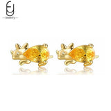 925 Silver Dino Stud Earrings for Girls
