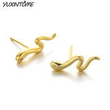 925 Silver Small Snake Stud Earring for Women