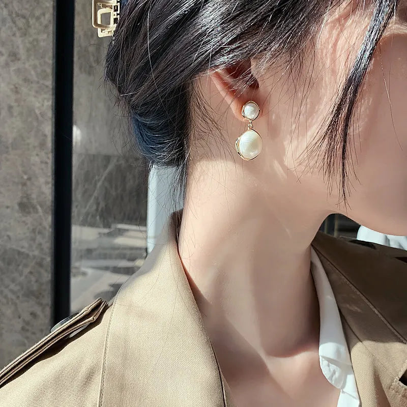 925 Silver Dangle Earrings Vintage Drop Bijoux