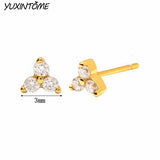 925 Sterling Silver Small Hoop Earrings 24K Ear Accessories