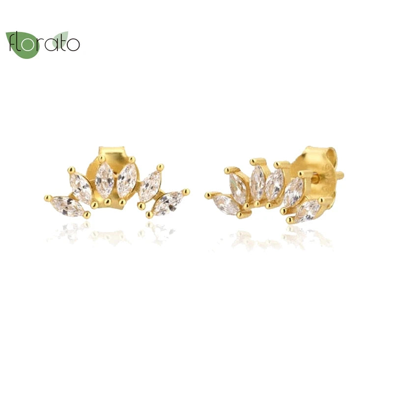 Colorful Flower Hoop Earrings Wedding Jewelry
