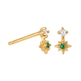 925 Silver Star Stud Earrings for Women Party Jewelry