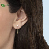 925 Silver Chain Tassel Earrings for Women Wedding
