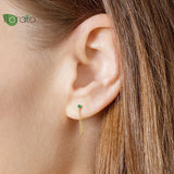 925 Silver Chain Tassel Earrings for Women Wedding