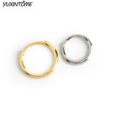 925 Silver Minimalist Hoop Earrings Set for Women