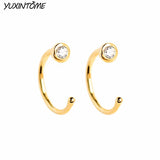 Crystal Stud Earrings Womens Fashion Jewelry