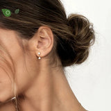 925 Silver CZ Stud Earrings Wedding Jewelry