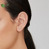 Minimalist V Shape Earrings For Women