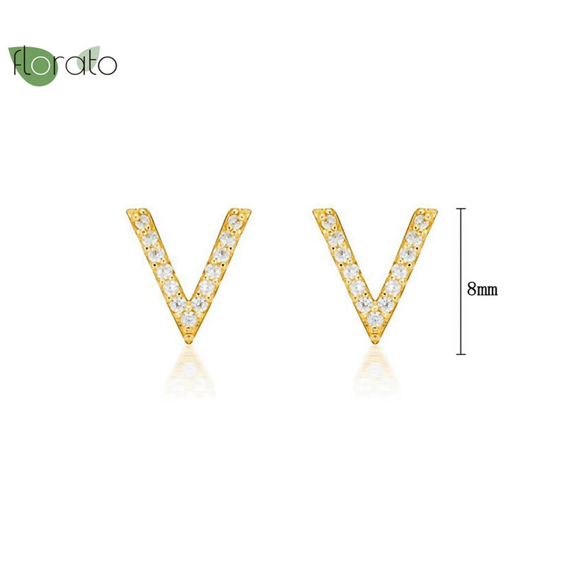 Minimalist V Shape Earrings For Women