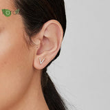 Minimalist V Shape Earrings For Women