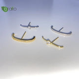 Zircon Stud Earrings for Women