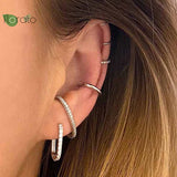 Zircon Stud Earrings for Women