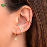 Zircon Stud Earrings for Women