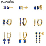925 Sterling Silver Needle Small Hoop Earrings for Women