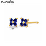 925 Sterling Silver Needle Small Hoop Earrings for Women