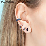 925 Sterling Silver Needle Small Hoop Earrings for Women