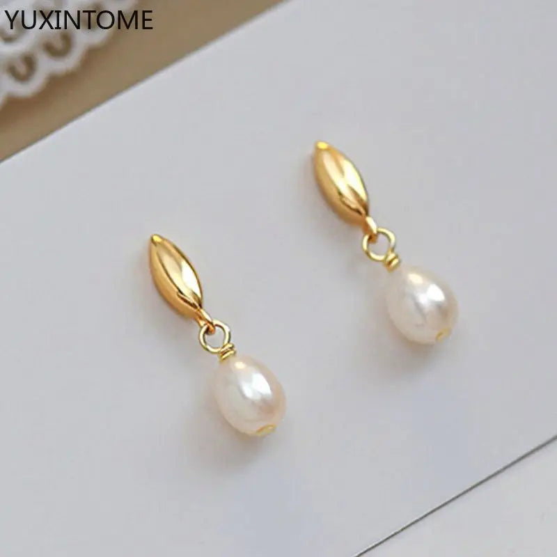 925 Silver Pearls Stud Earrings for Women