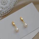 925 Silver Pearls Stud Earrings for Women