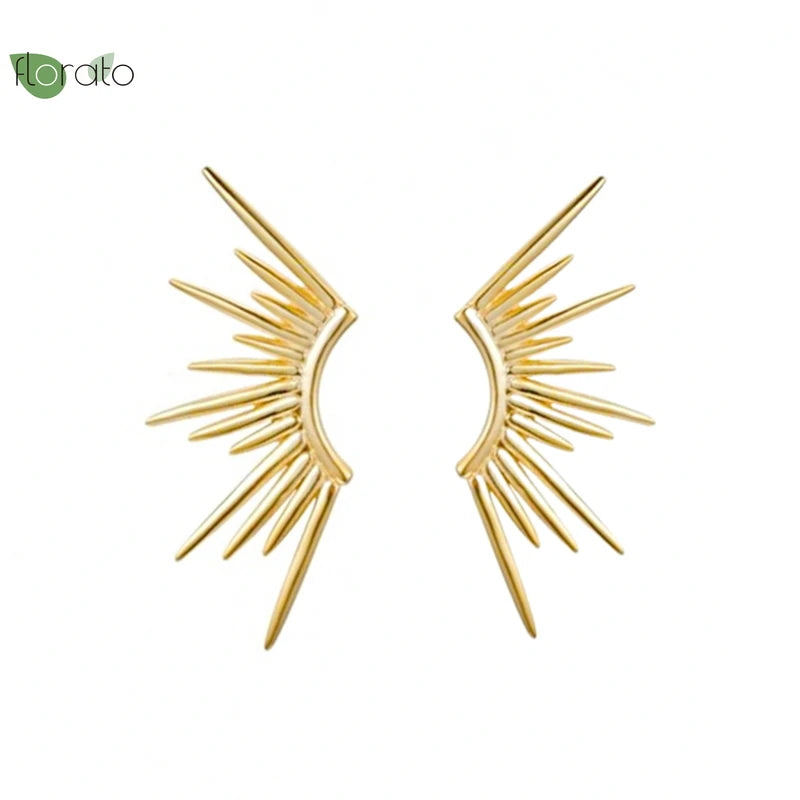 925 Silver Post Vintage Earrings Women Punk Stud Party Jewelry
