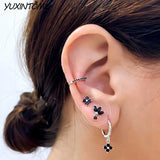 925 Silver Small Hoop Earrings 24K Ear Accessories