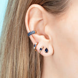 Royal Crystal Hoop Earrings for Women