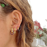 925 Silver Star Stud Earrings Geometric Party Jewelry