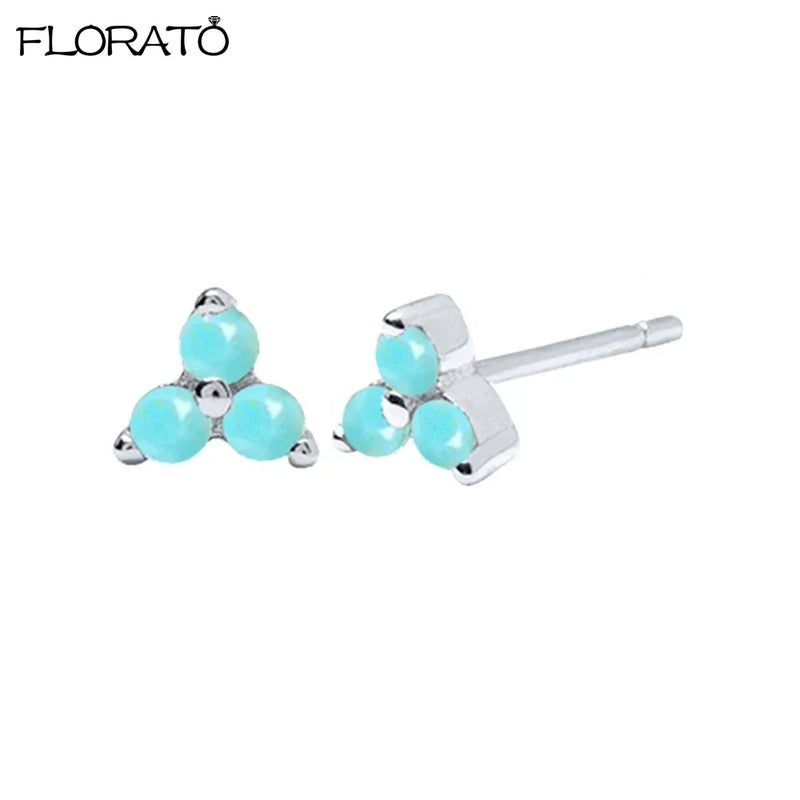 925 Silver Needle Hoop Earrings for Women