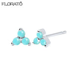 925 Silver Needle Hoop Earrings for Women