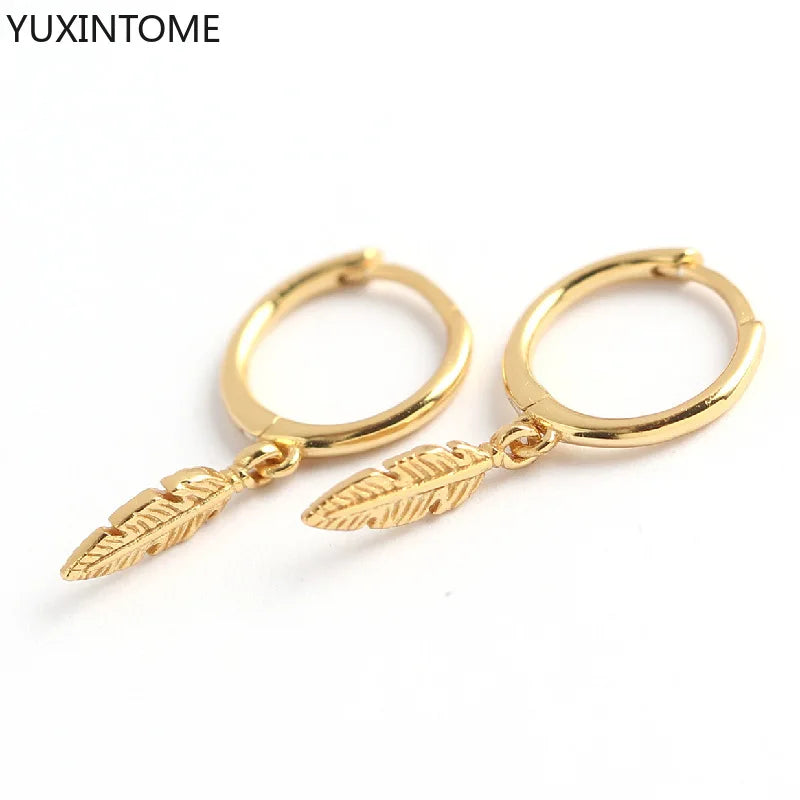 Vintage Geometric Star Tassel Hoop Earrings
