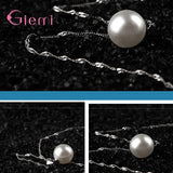 925 Silver Pearl Jewelry Set for Women