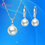 925 Silver Pearl Jewelry Set for Women