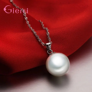 925 Silver Pearl Jewelry Set for Women
