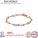 925 Silver Chrysanthemum Star Pan Bracelet for Women