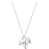 925 Sterling Silver Maple Leaf Necklace for Women Clavicle Chain