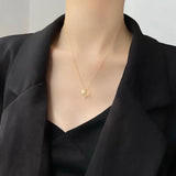 925 Sterling Silver Maple Leaf Necklace for Women Clavicle Chain
