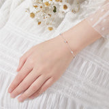 925 Silver Bead Pendant Bracelet Bangle for Women