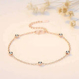 925 Silver Bead Pendant Bracelet Bangle for Women