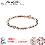 925 Silver Lianzhu T-shaped Women's Pan Bracelet