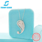 925 Silver Necklace Small Clavicle Chain Zircon Jewelry
