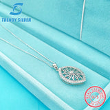 925 Silver Necklace Small Versatile Clavicle Chain Zircon Jewelry