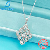 925 Silver Necklace with Small Zircon